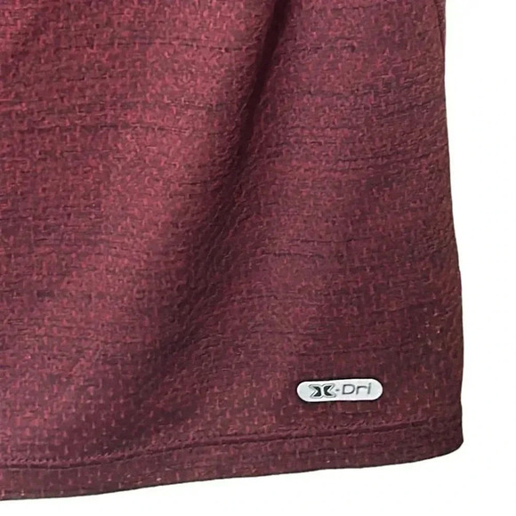 RBX X-TRAIN t-shirt , men small. Burgundy, short sleeve  . EC - Picture 8 of 8